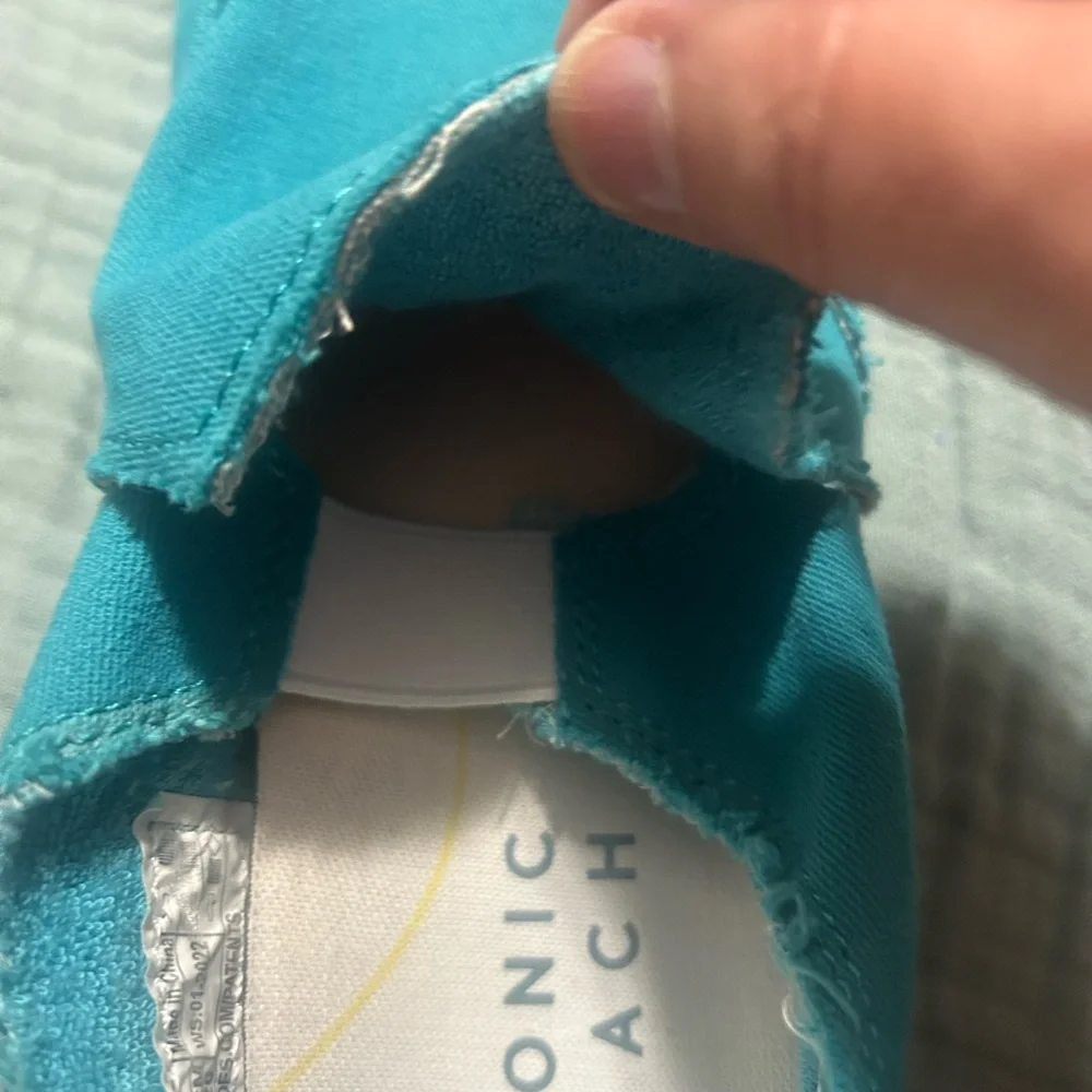 Vionic Turquoise Blue Beach  Slip-On Canvas Shoes - Picture 10 of 10